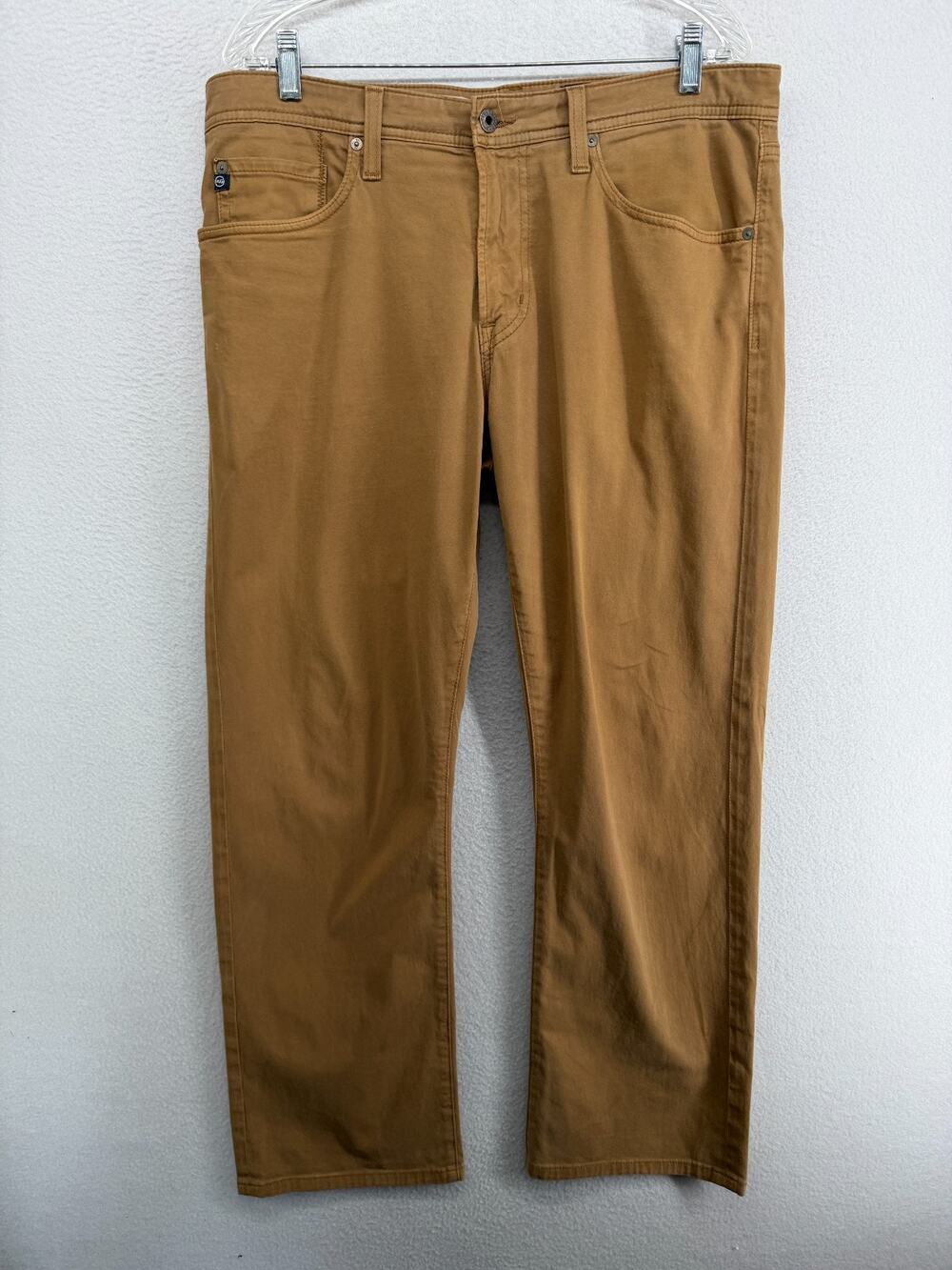 ADRIANO GOLDSCHMIED Jeans Mens 34x34 The Protege Stretch Cotton Brown USA VTG